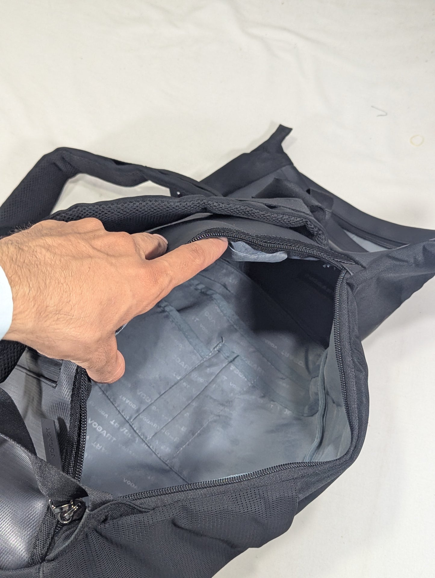 Black color rucksack backpack