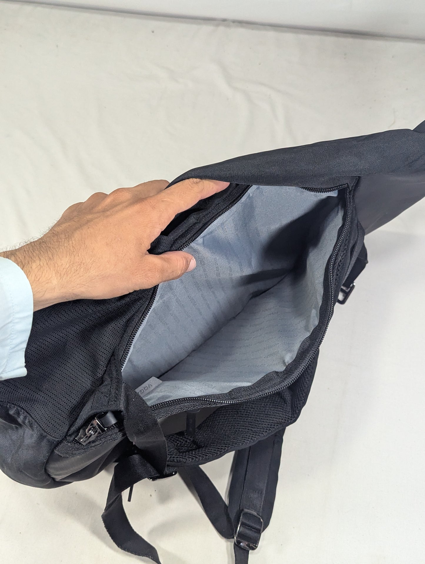 Black color rucksack backpack