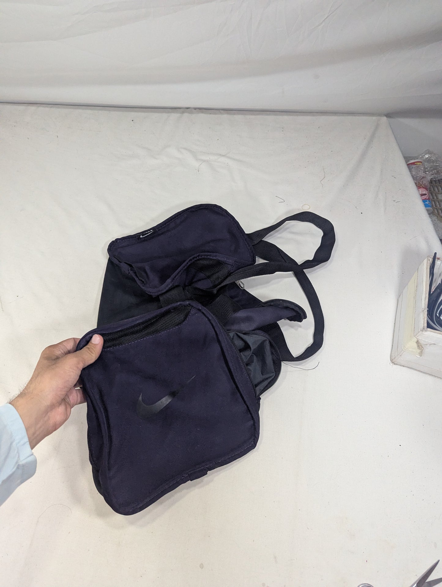 Light weight with separate shoes portion authentic Nike bag, gym bag