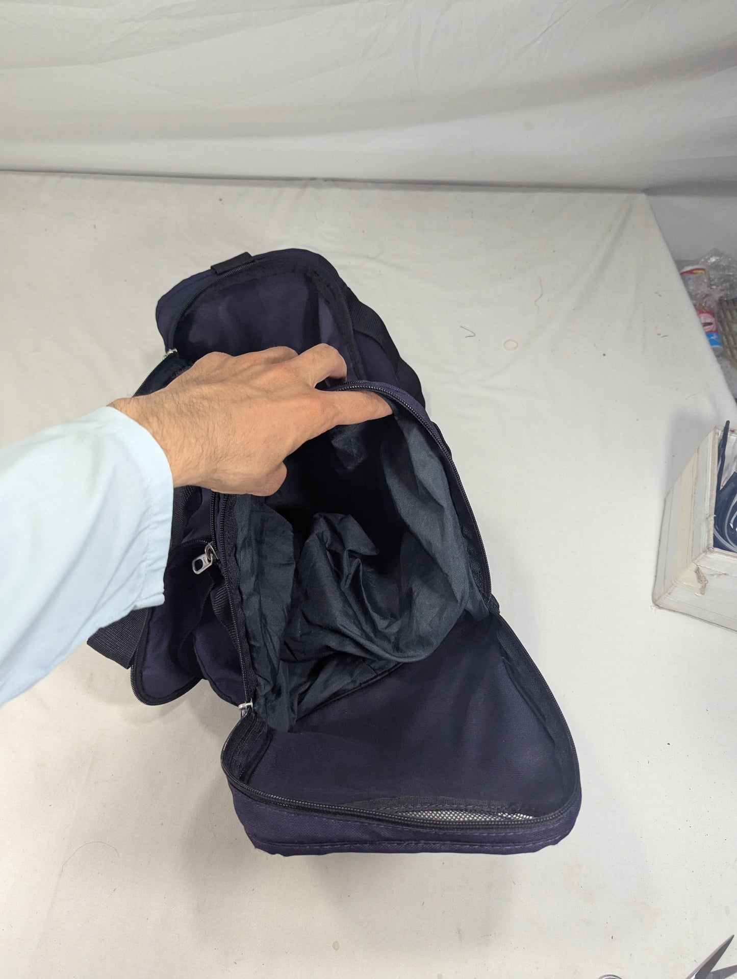 Light weight with separate shoes portion authentic Nike bag, gym bag