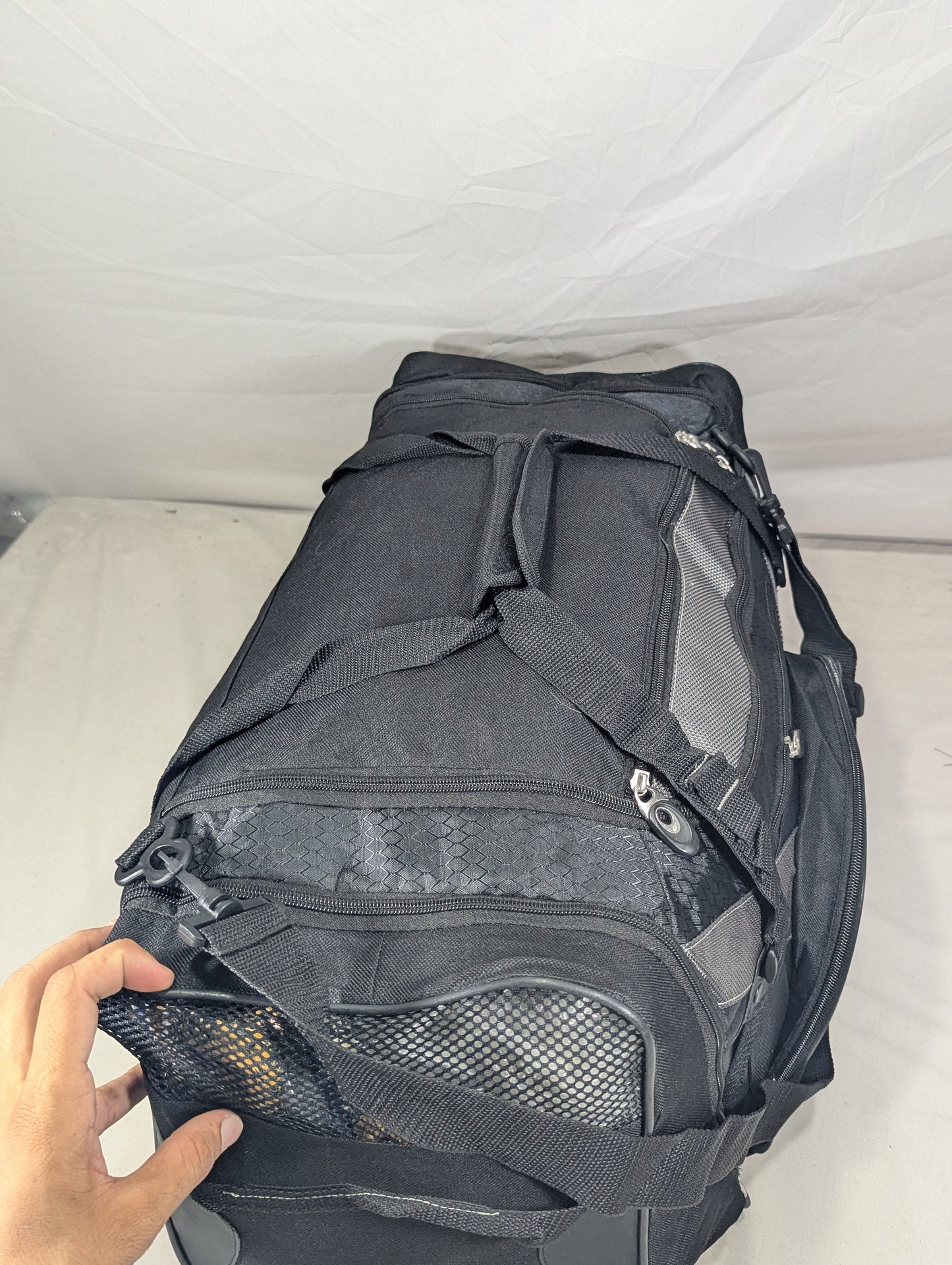 Lifetime guaranteed bag, with separate shoes portion