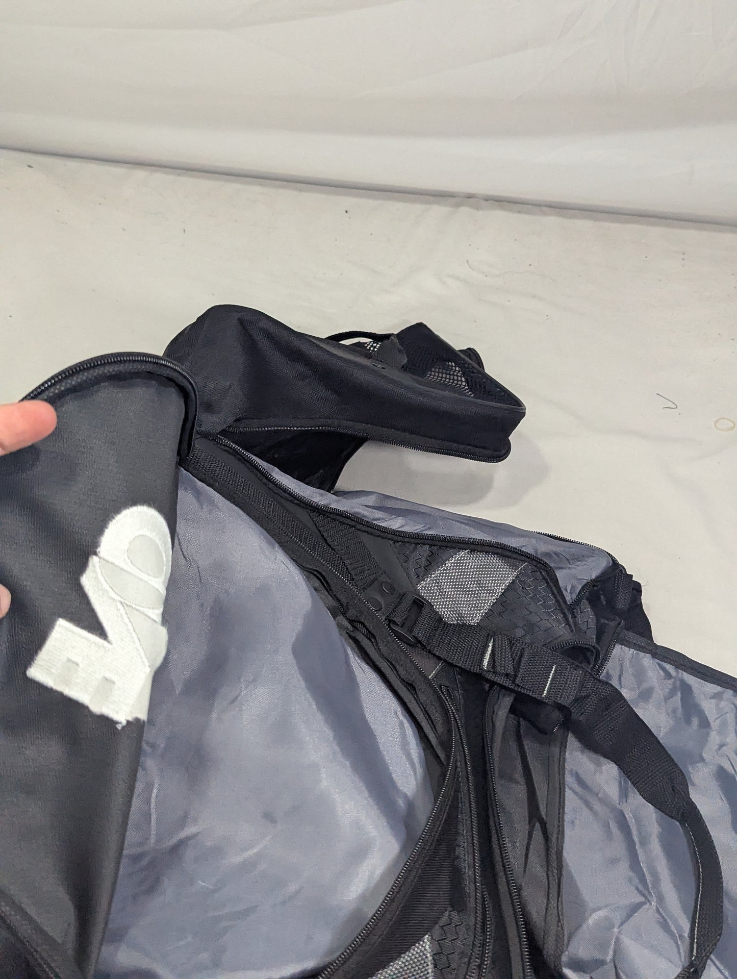 Lifetime guaranteed bag, with separate shoes portion