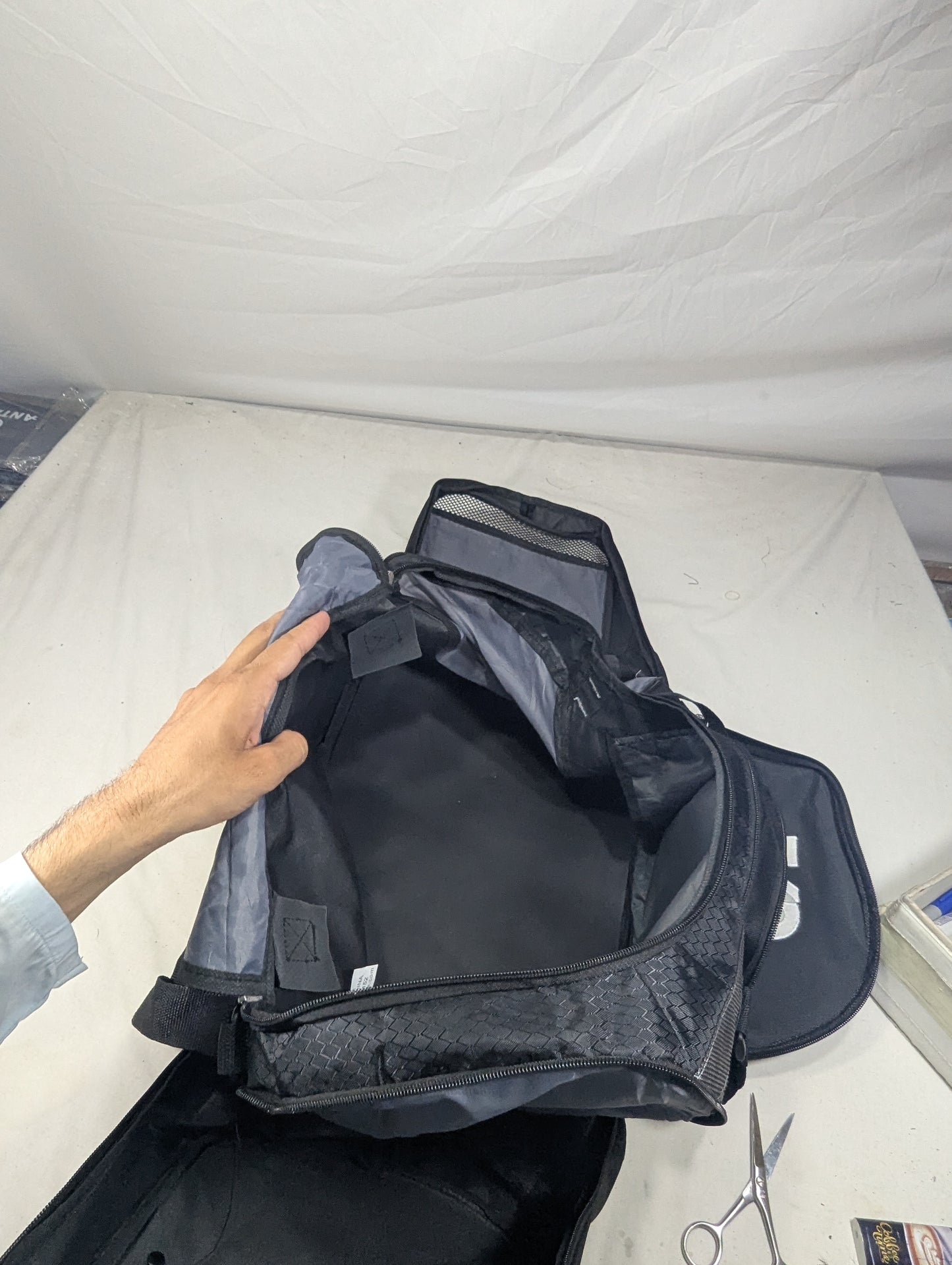 Lifetime guaranteed bag, with separate shoes portion