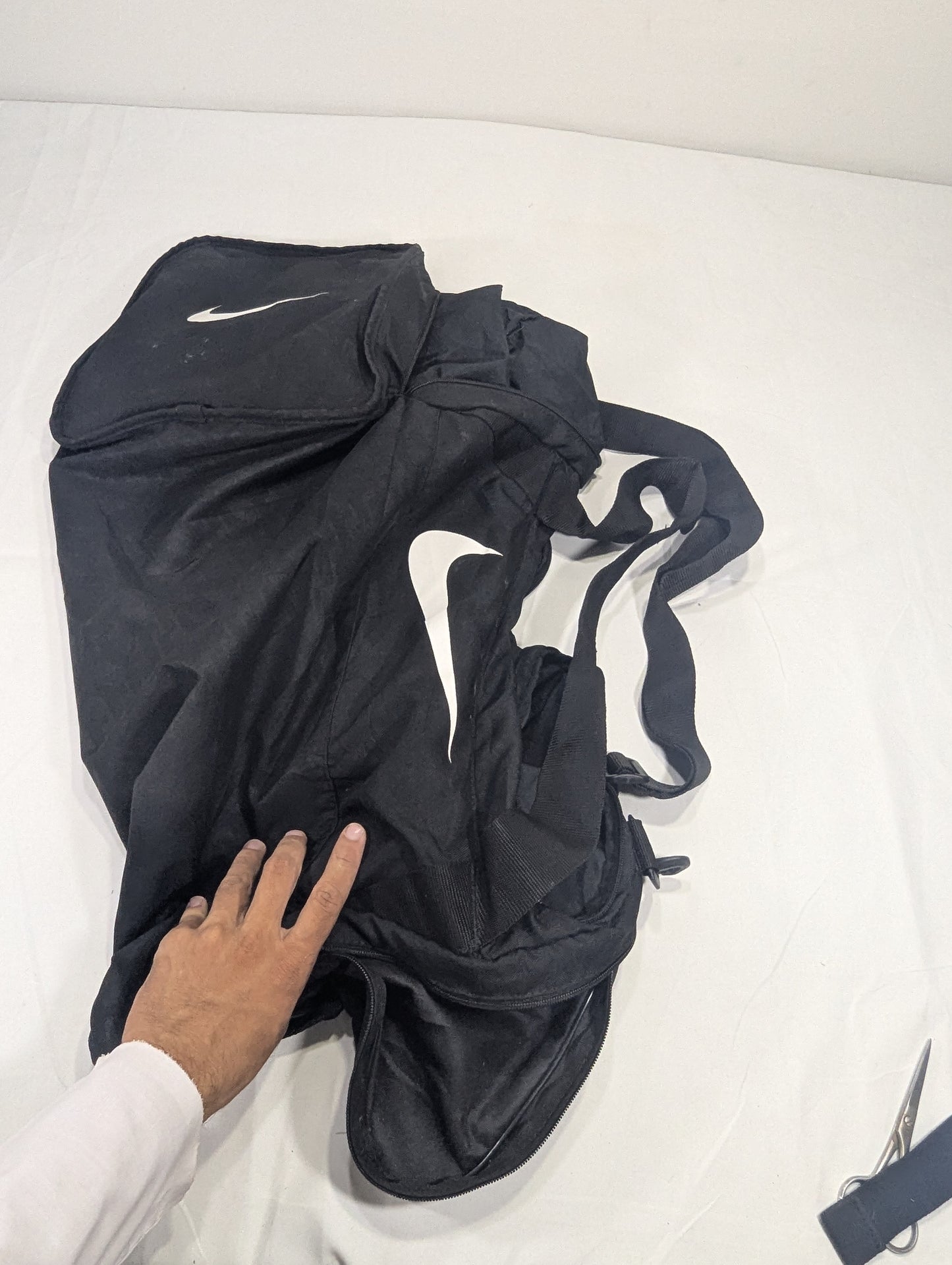 Nike Authentic bag with separate shoes portion for gym travelling purpose