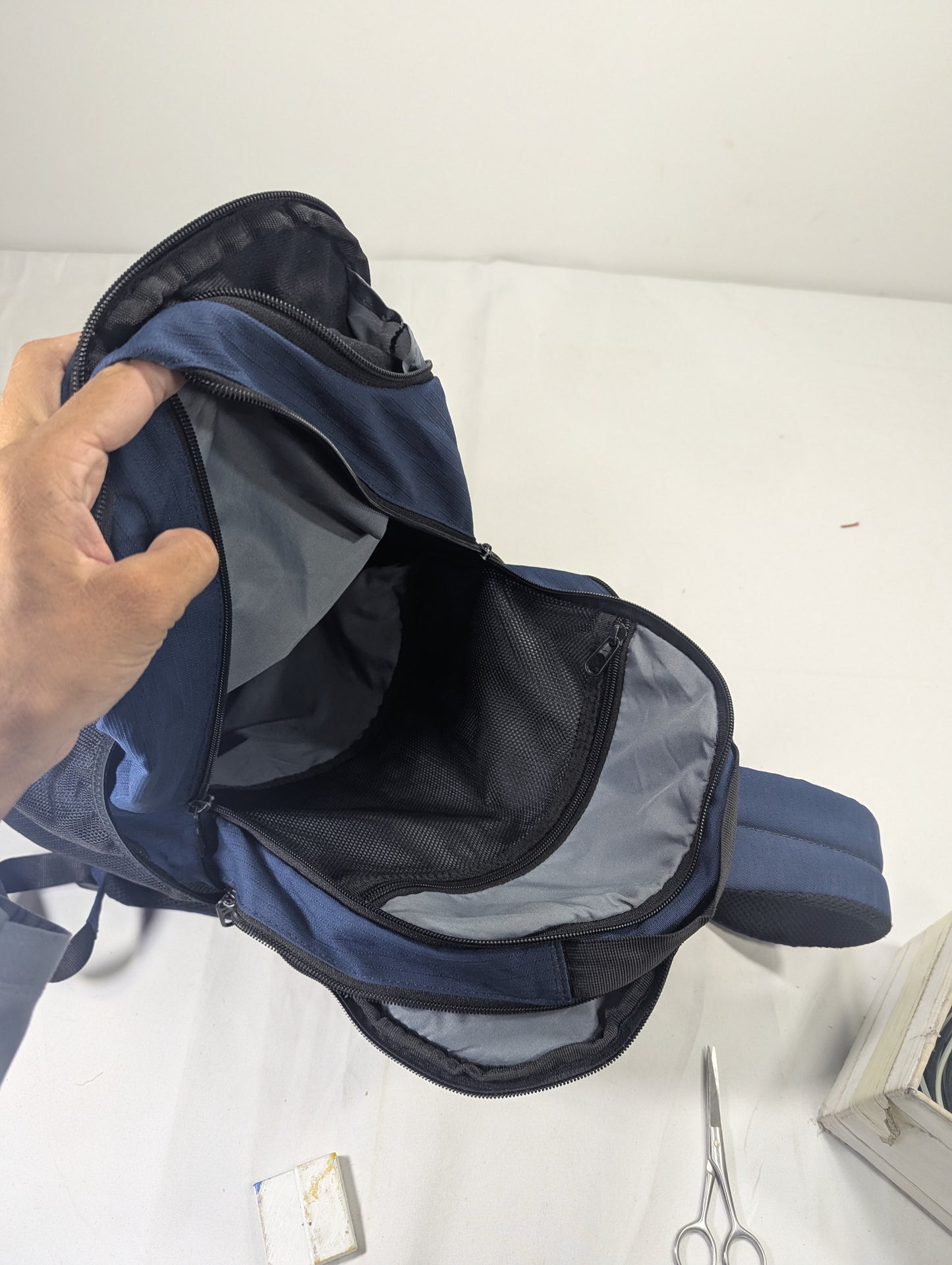 Blue color nike authentic backpack