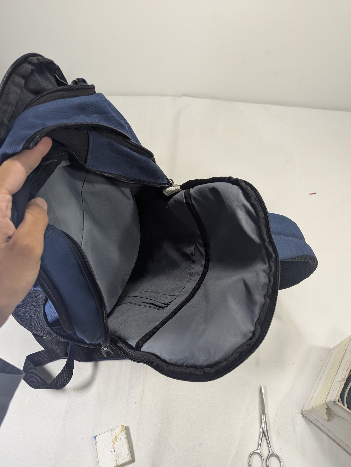 Blue color nike authentic backpack