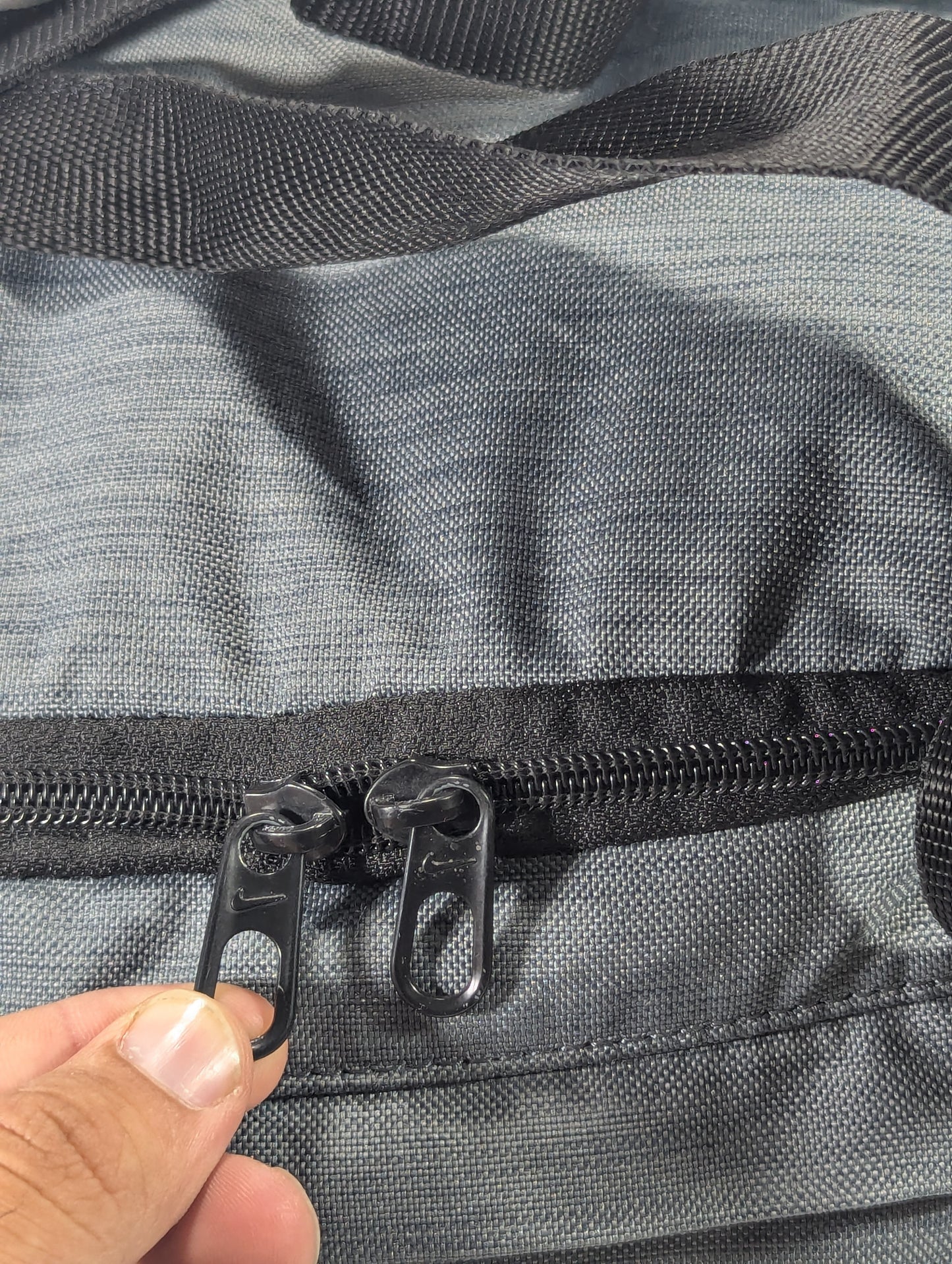 Nike bag with separate shoes portion