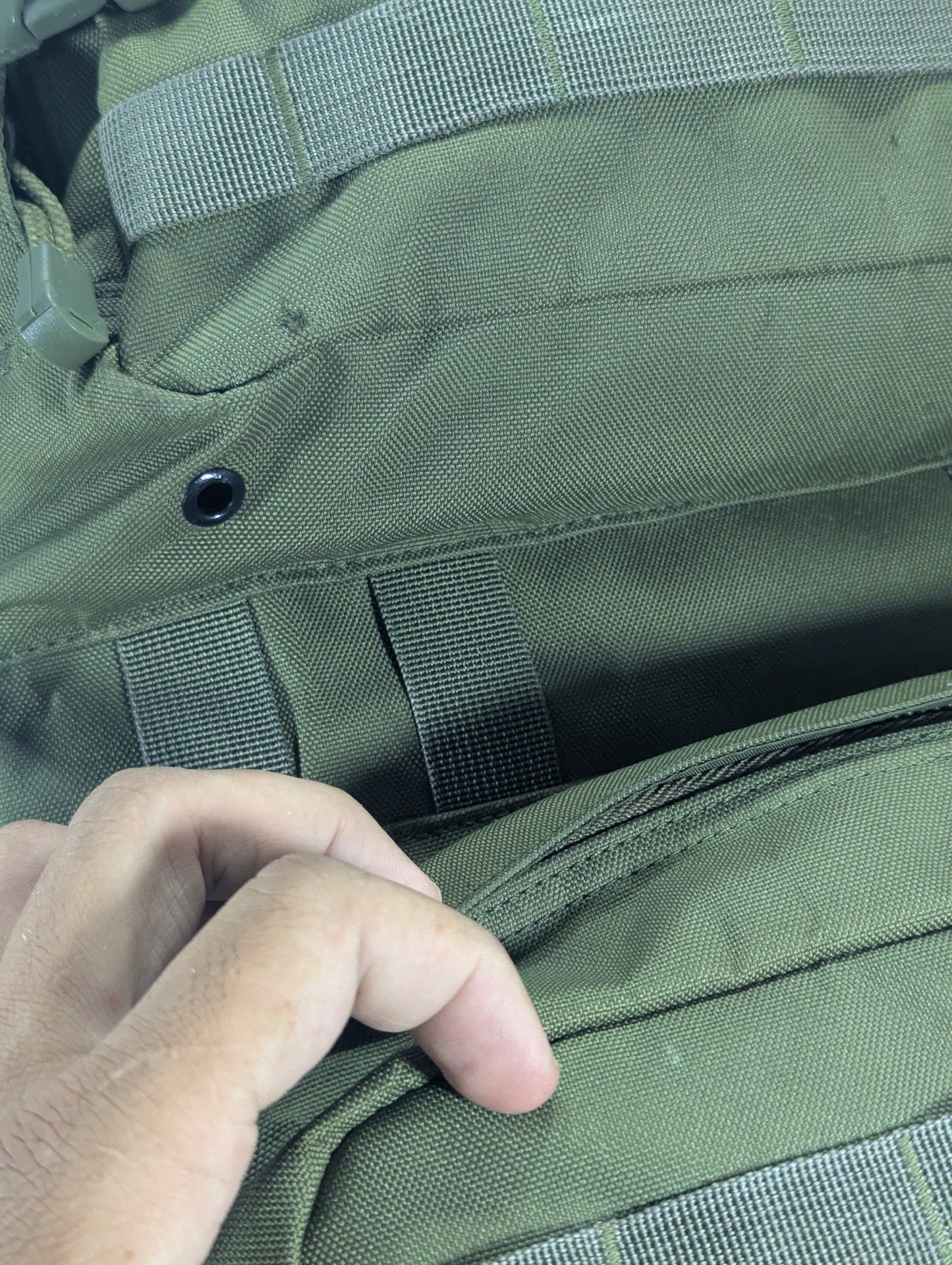 Camouflage military backpack