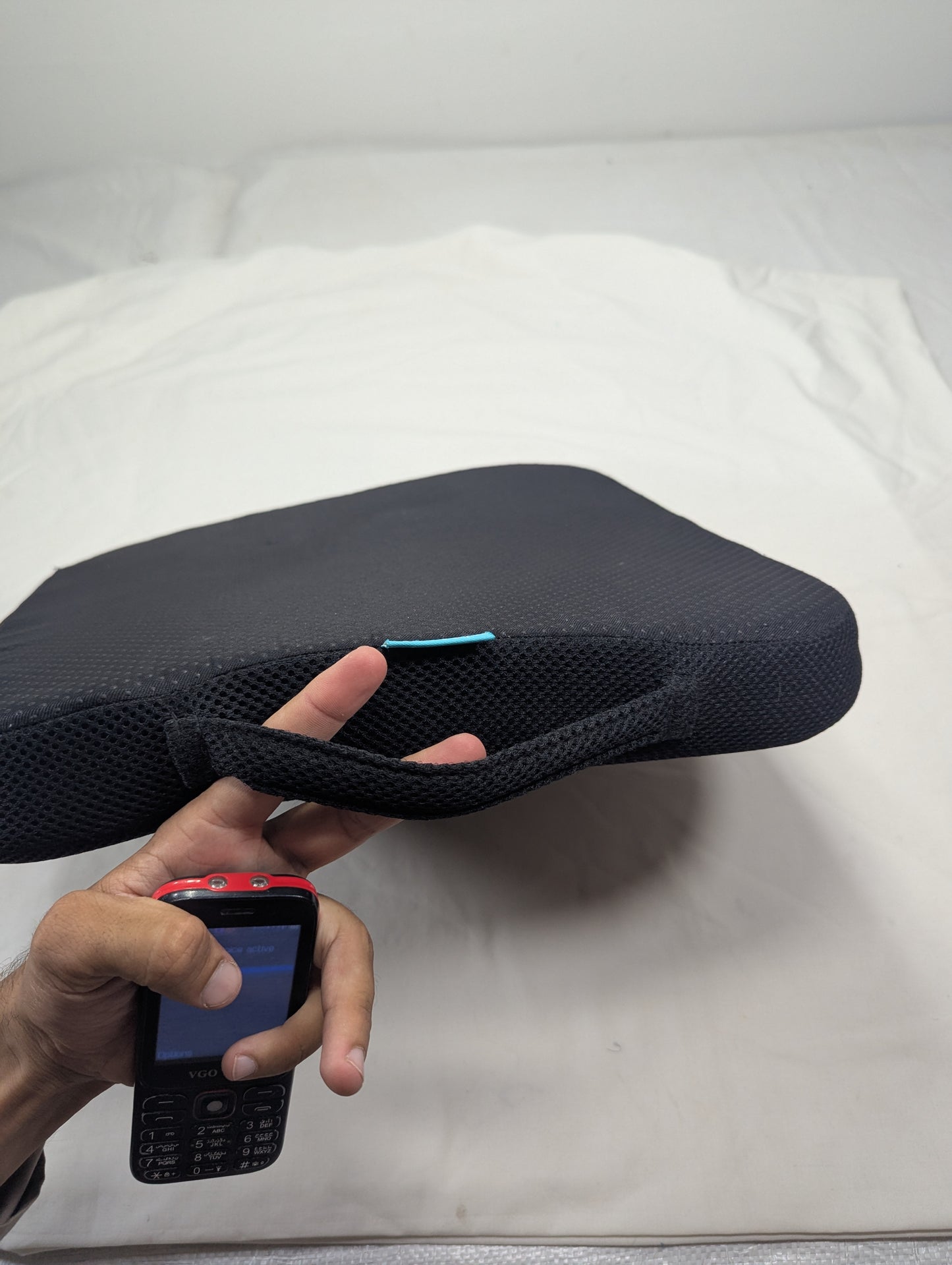 Seat Cushion to Relieve Pressure and Lower Back Pain, Tailbone and Sciatica Issues, Coccyx Cushion is Tilted to Restore Natural Curve of Spine