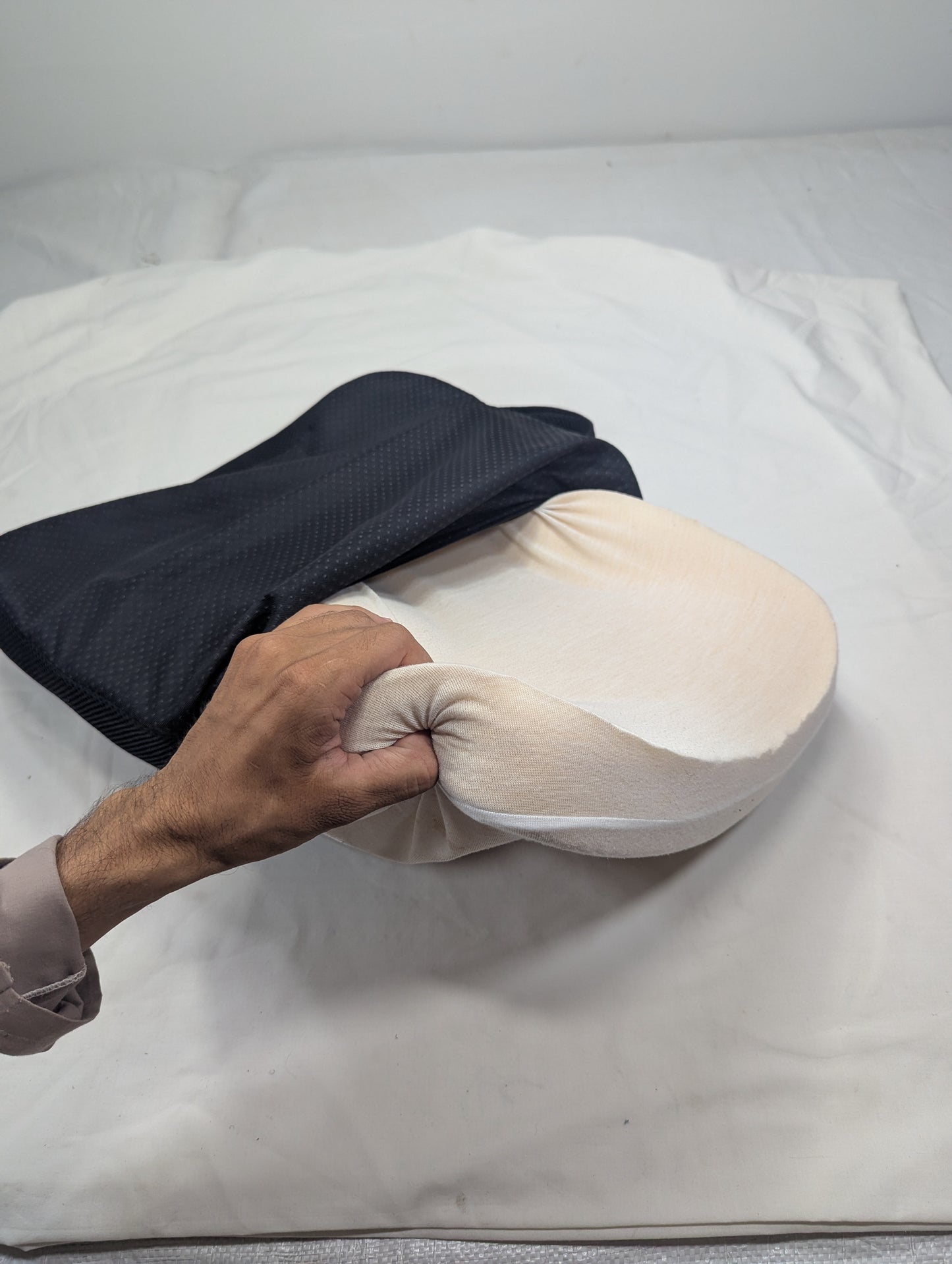 Seat Cushion to Relieve Pressure and Lower Back Pain, Tailbone and Sciatica Issues, Coccyx Cushion is Tilted to Restore Natural Curve of Spine