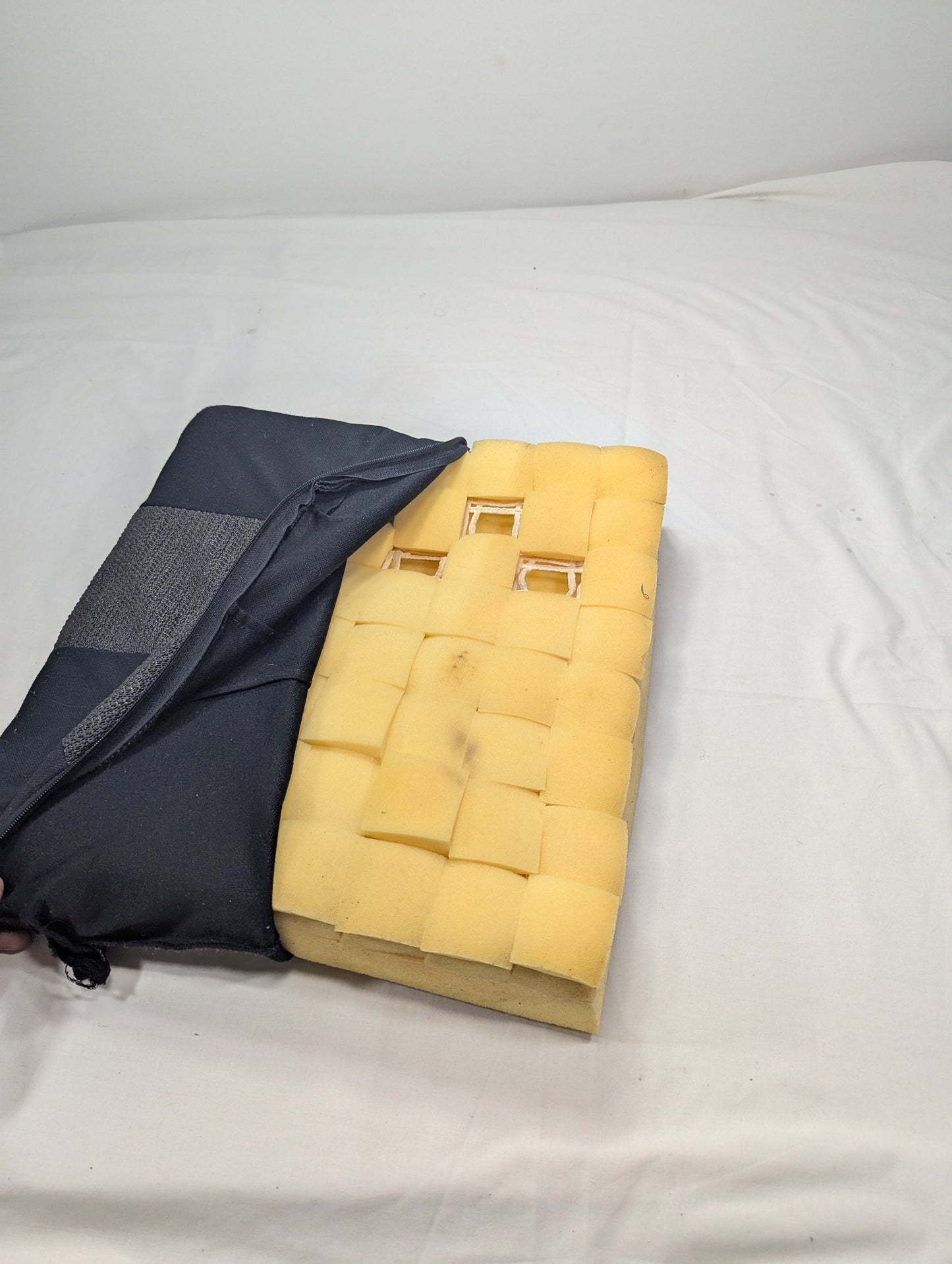 Medline Seat Cushion to Relieve Pressure and Lower Back Pain, Tailbone and Sciatica Issues, Coccyx Cushion is Tilted to Restore Natural Curve of Spine
