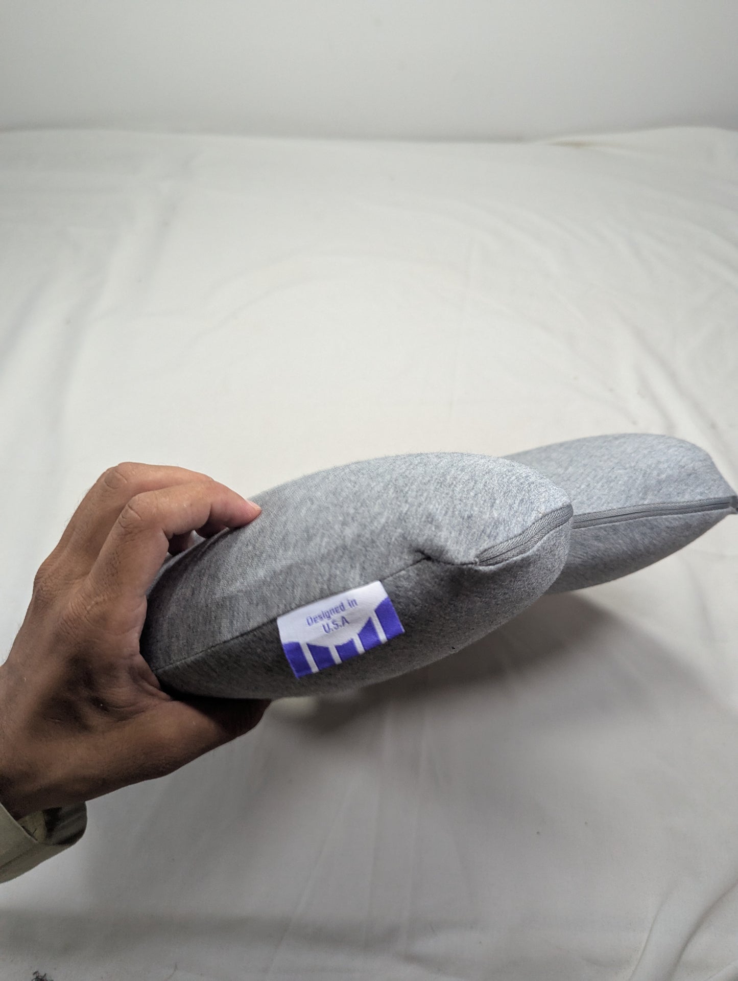 Lumbar Pillow - Patented Ergonomic Multi-Region Firm Back Support for Lower Back Pain Relief - Lumbar Support