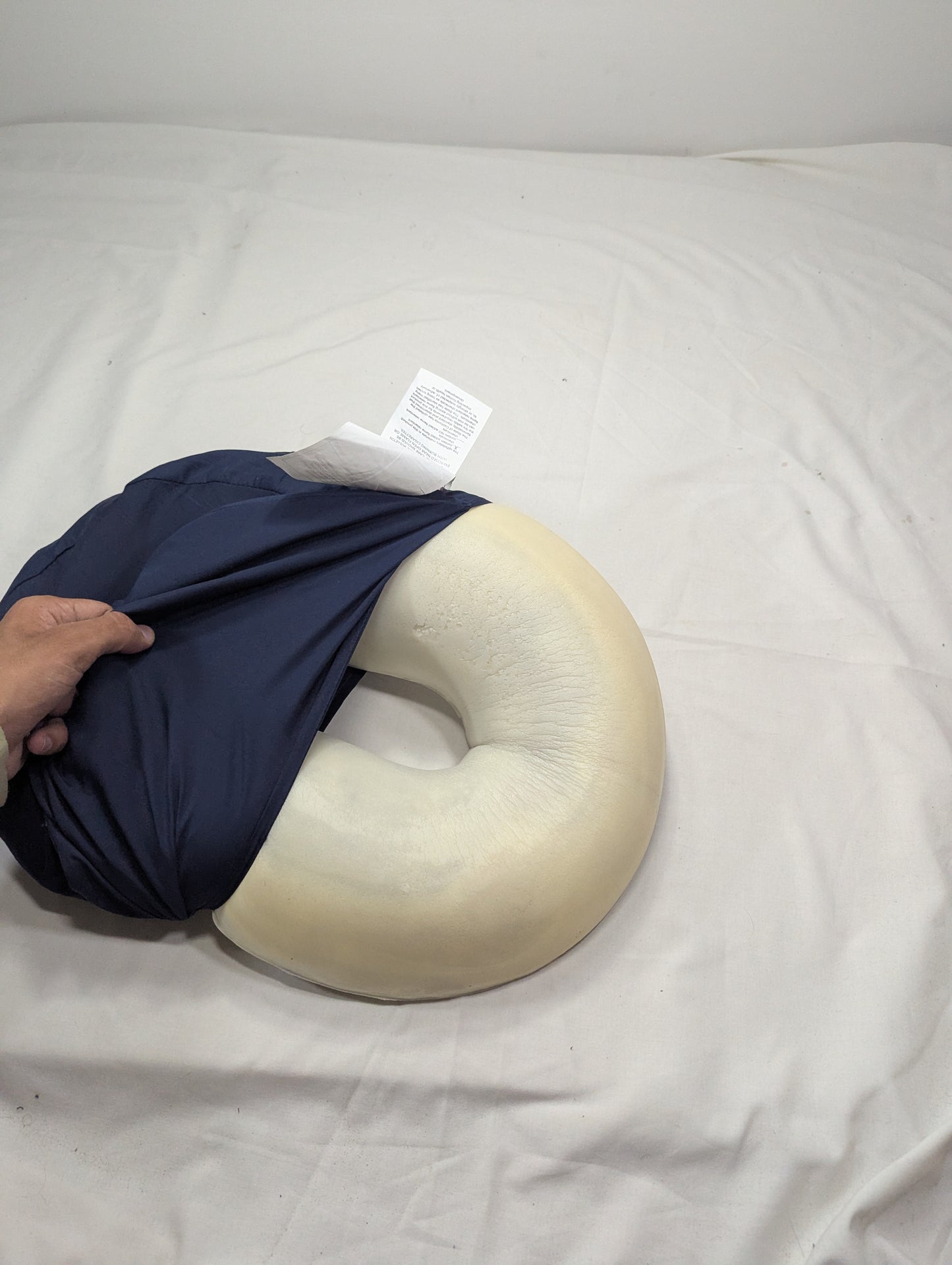 Orthopedic Ring Cushion Made from Memory Foam, Donut Cushion for Relief of Hemorrhoid's (Piles) and Coccyx