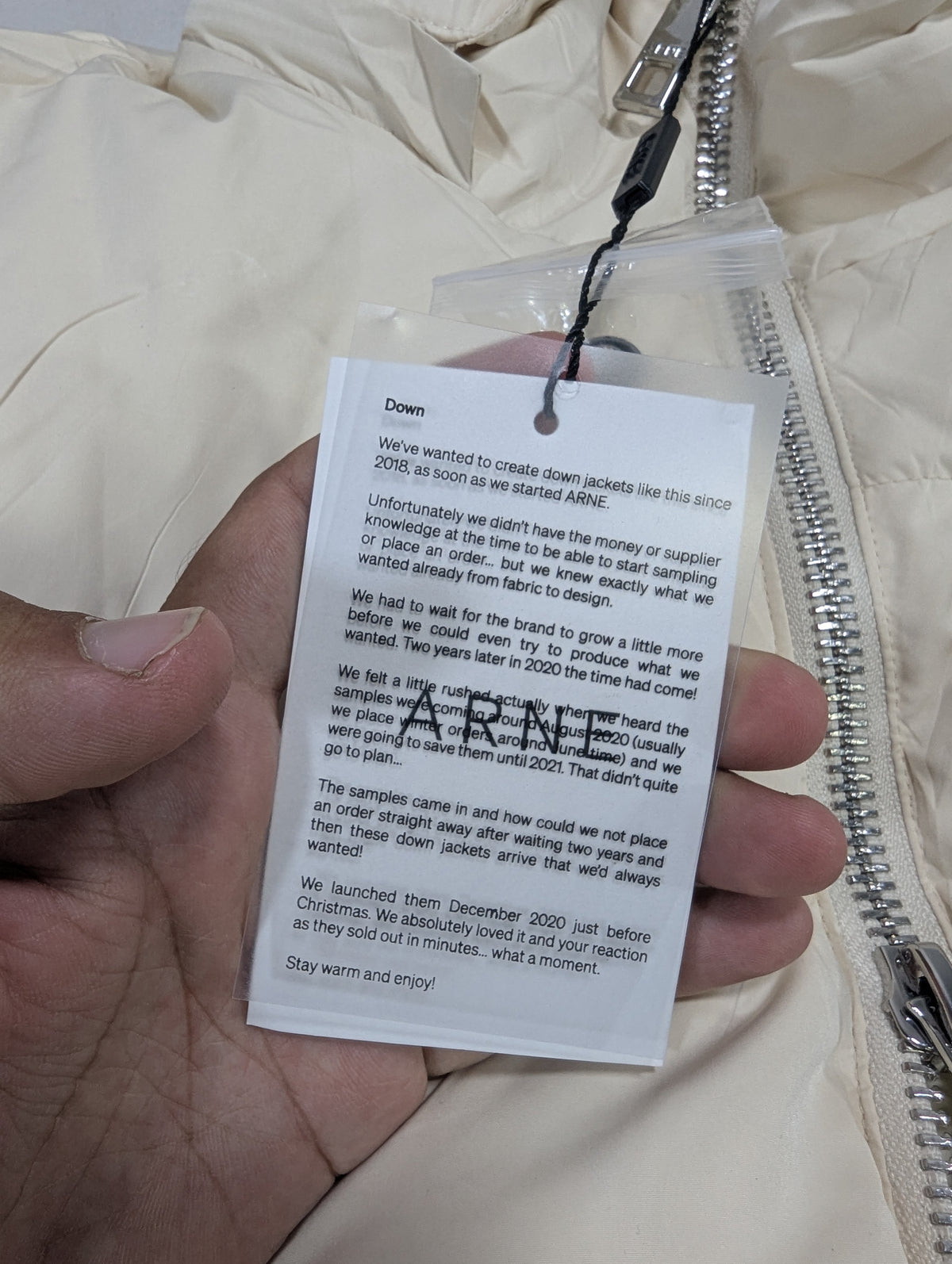 80% Down & 20% Feather Winter jacket