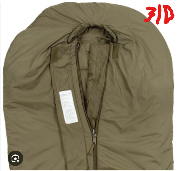 Preloved Military lot sleeping bag Sbp