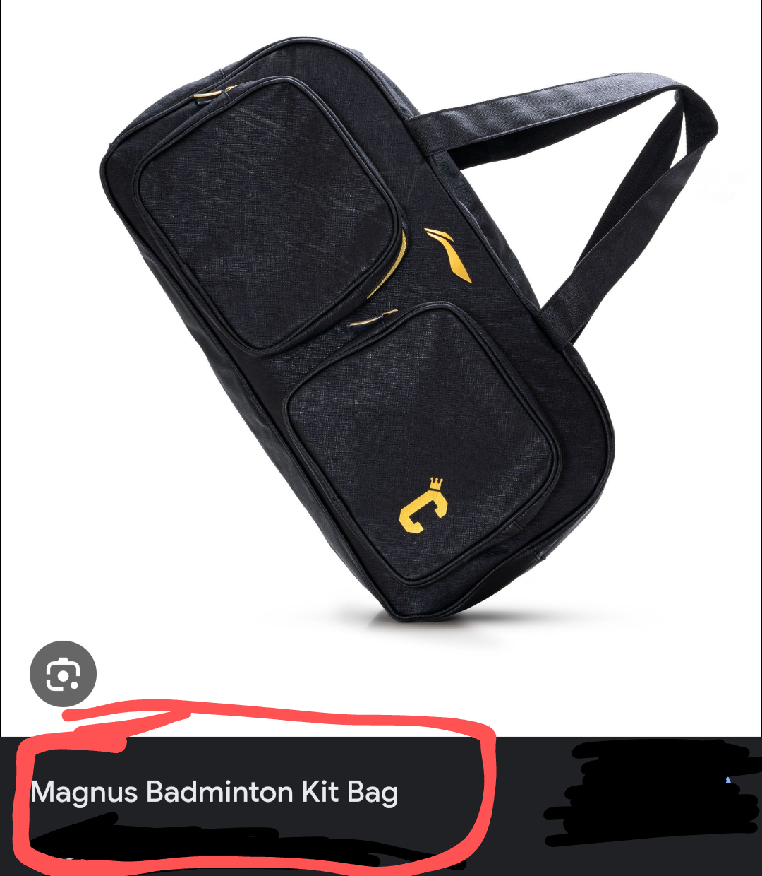 Korean lot badminton bag