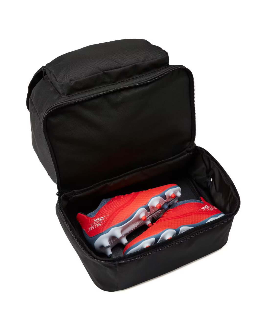 Gym backpack with separate shoes portio