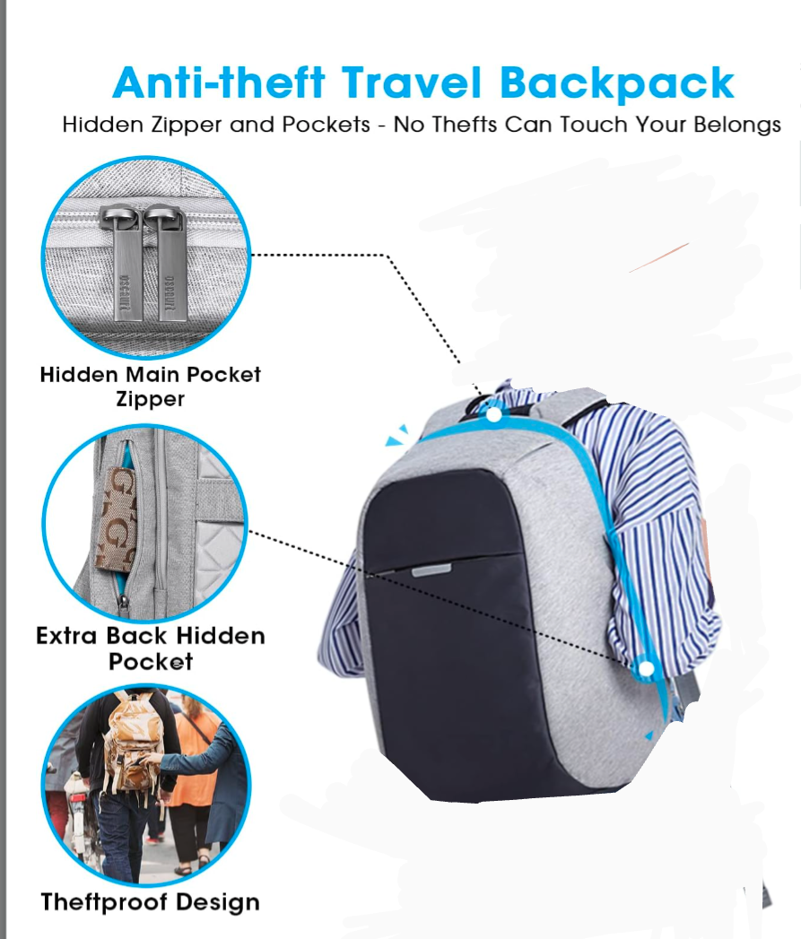Laptop slim and smart backpack