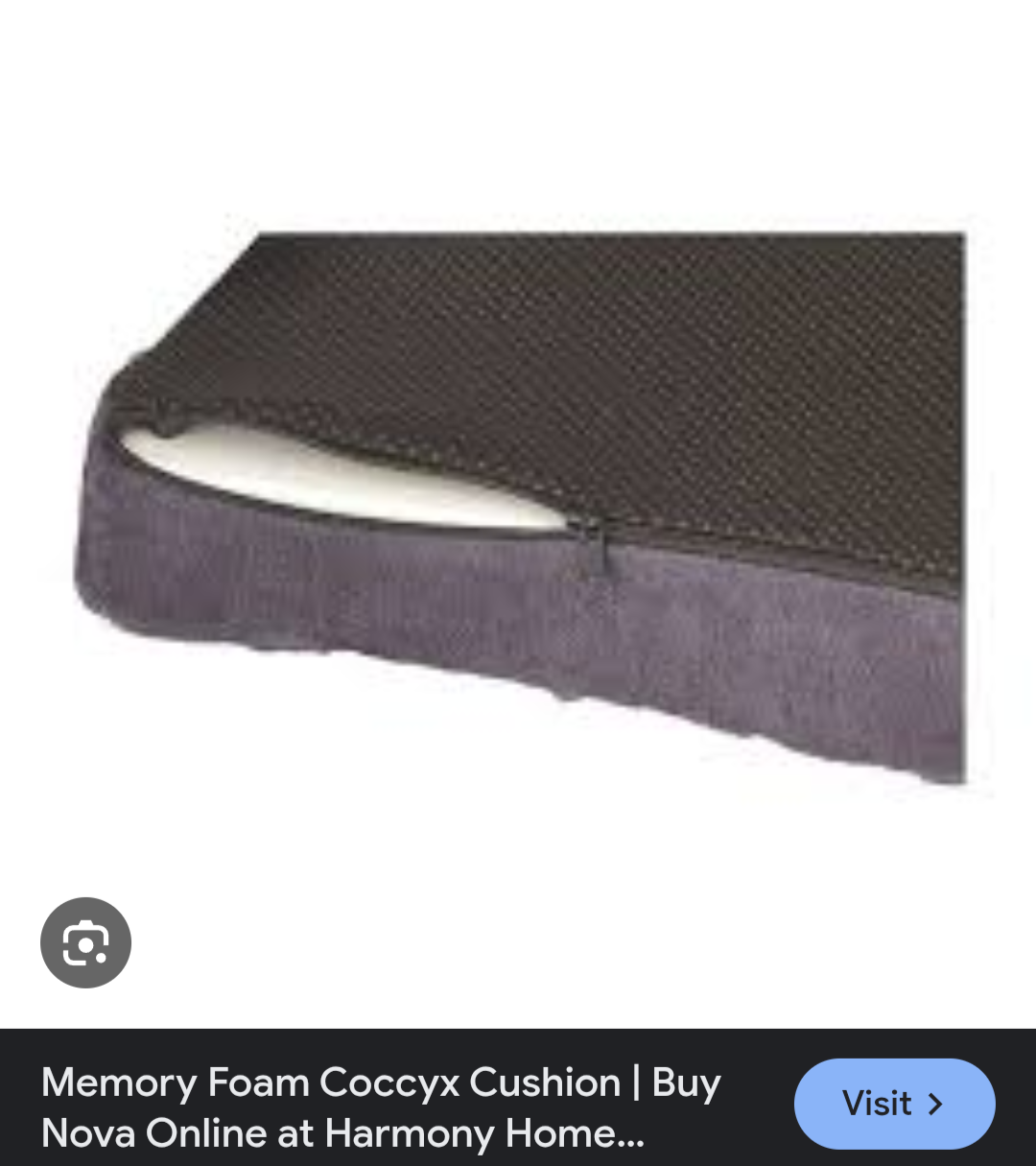 Seat Cushion for Coccyx, Sciatica and Tailbone Pain Used With Dining Room Chairs, Desk Chairs,