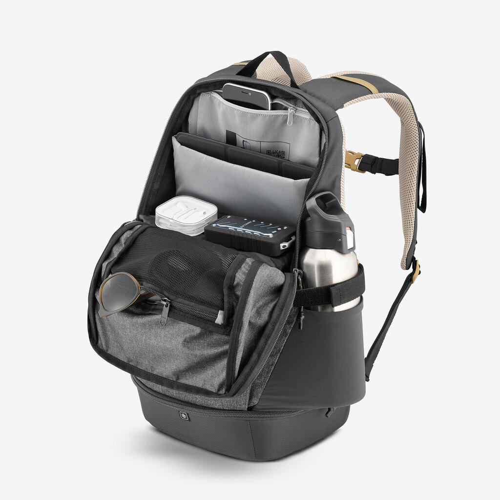 Quechua French brand hiking, cooler backpack