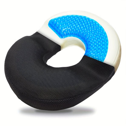 Gel Chair Cushion - Ergonomic Seat for Orthopedic Coccyx, Hip & Back Support