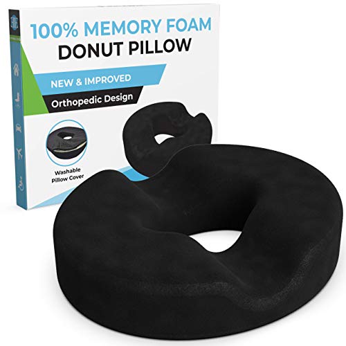 Chair Cushion - Ergonomic Seat for Orthopedic Coccyx, Hip & Back Support