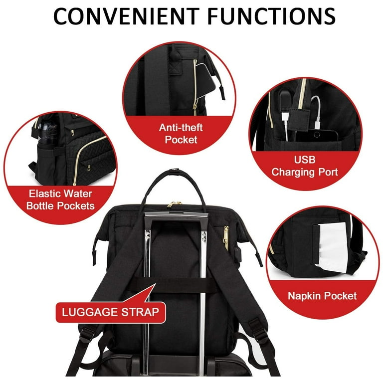 Baby Black color backpack, Diaper backpack, bag  Ab3