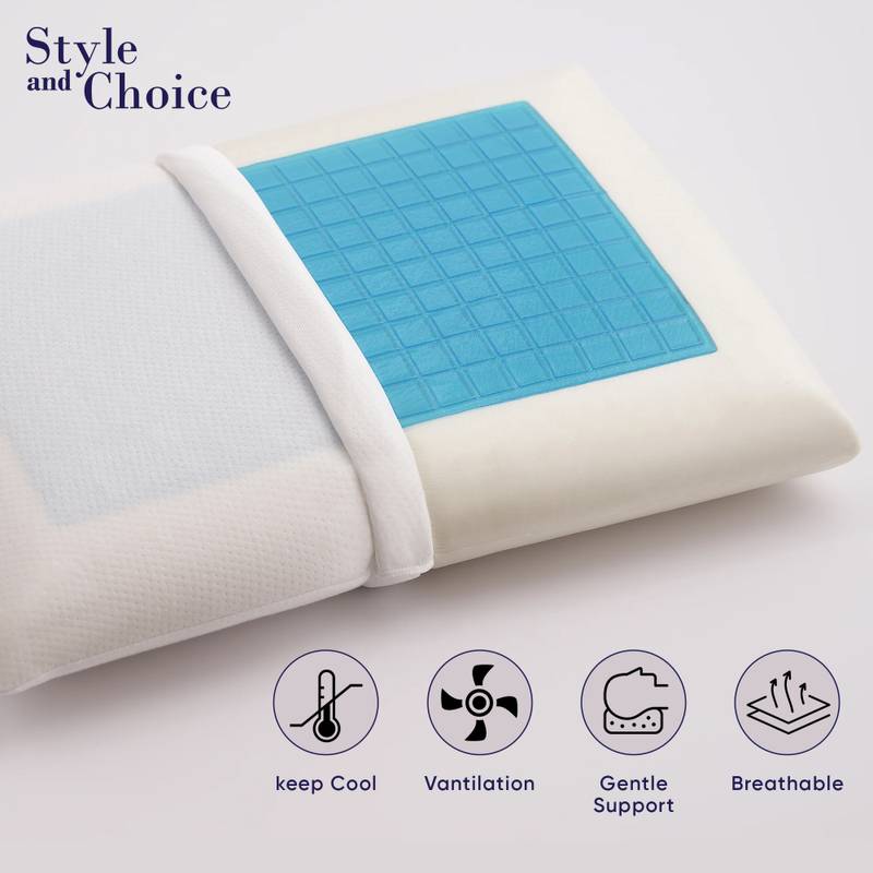 Gel Imported Authentic Memory foam Pillow P0148
