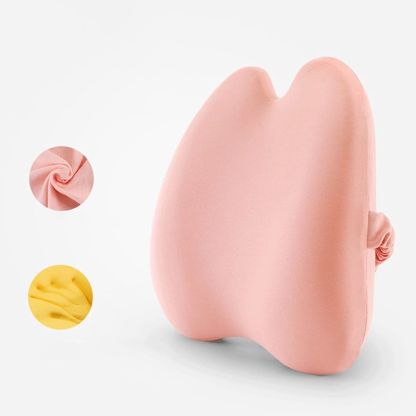 Lumbar Pillow - Patented Ergonomic Multi-Region Firm Back Support