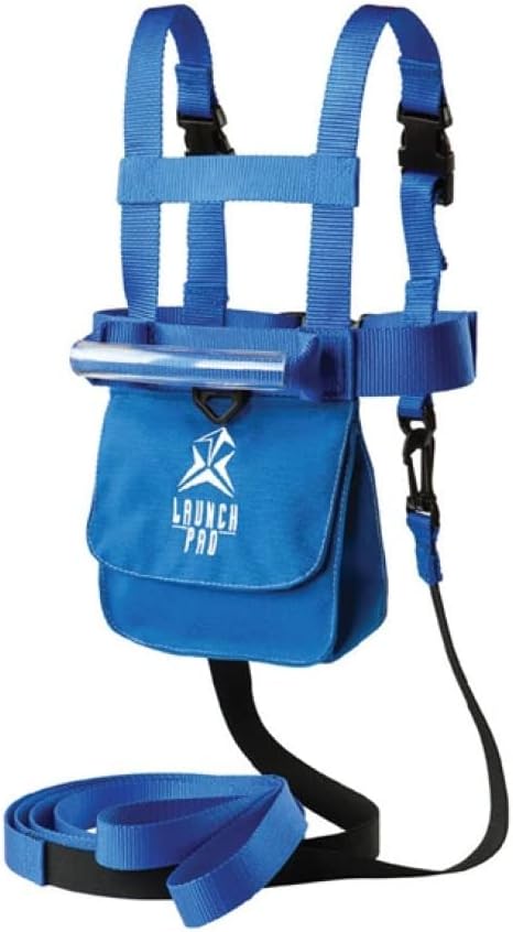 Launch pad ski and snowboard training harness