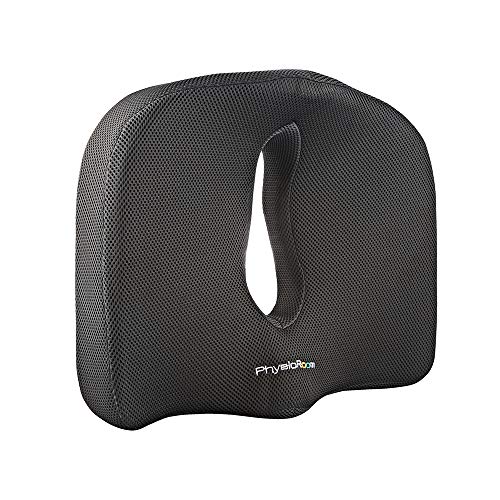 Gel Chair Cushion - Ergonomic Seat for Orthopedic Coccyx, Hip & Back Support -