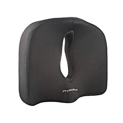 Gel Chair Cushion - Ergonomic Seat for Orthopedic Coccyx, Hip & Back Support -