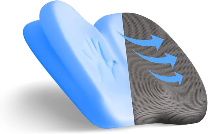 Chair Cushion - Ergonomic Seat for Orthopedic Coccyx, Hip & Back Support -
