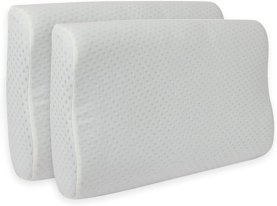 Pack of 02, Relaxation Memory Foam Pillow, p8(8)