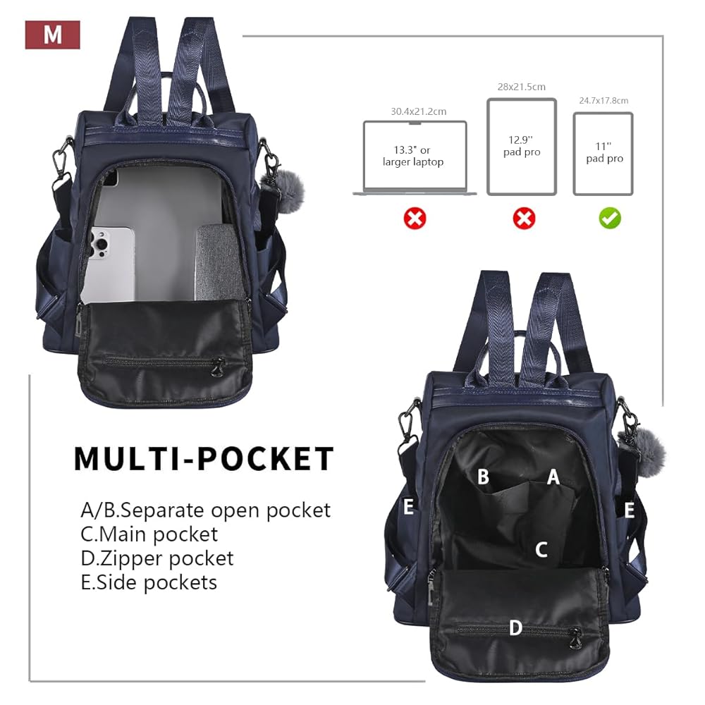 Authentic slim backpack, rucksack