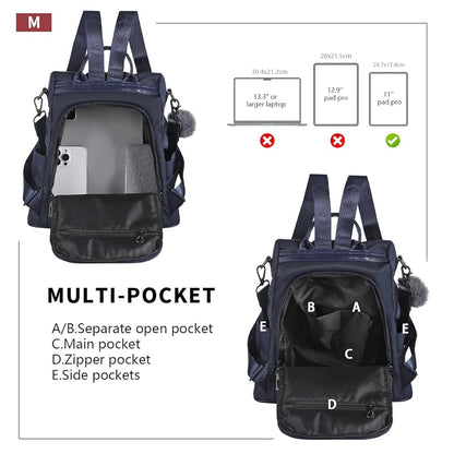 Authentic slim backpack, rucksack