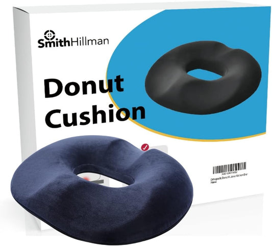 Chair Cushion - Ergonomic Seat Cushion for Orthopedic Coccyx, Relief Hip & Back Support -