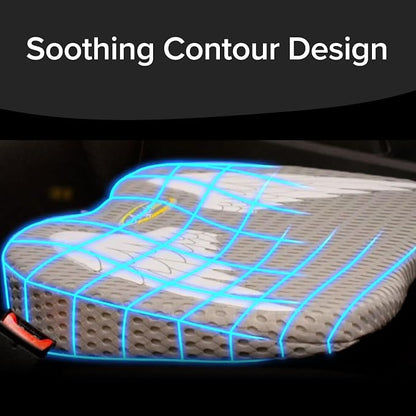 Chair Cushion - Ergonomic Seat for Orthopedic Coccyx, Hip & Back Support