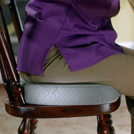 Chair Cushion - Ergonomic Seat Cushion for Orthopedic Coccyx, Relief Hip & Back Support -