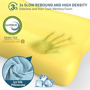 Germ Free Sanitized Premium Imported Memory Foam Pillow – P0253
