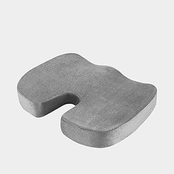 Chair Cushion - Ergonomic Seat for Orthopedic Coccyx, Hip & Back Support -