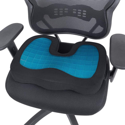 Chair Cushion - Ergonomic Seat for Orthopedic Coccyx, Hip & Back Support -