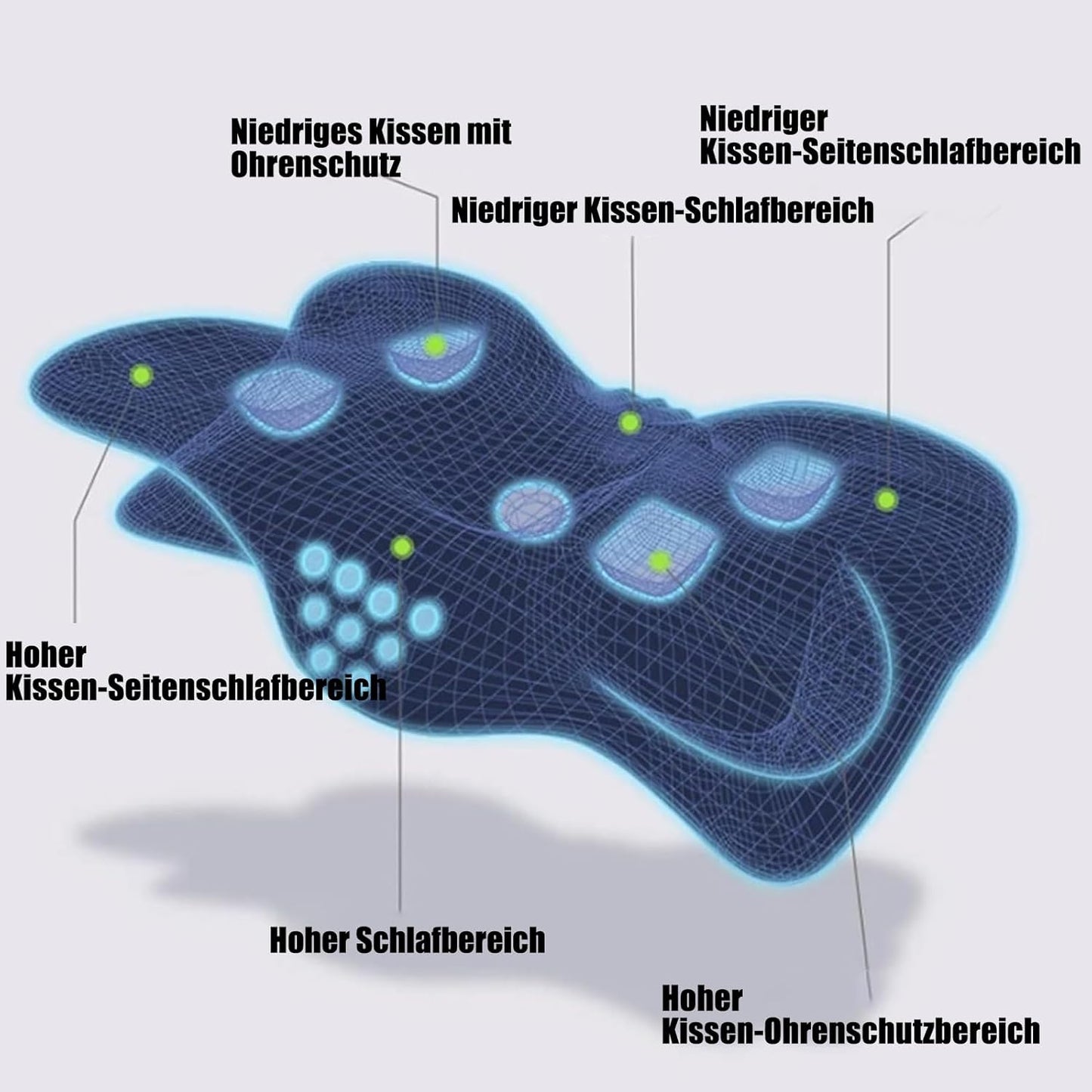 Imported Authentic Memory foam Pillow P0149