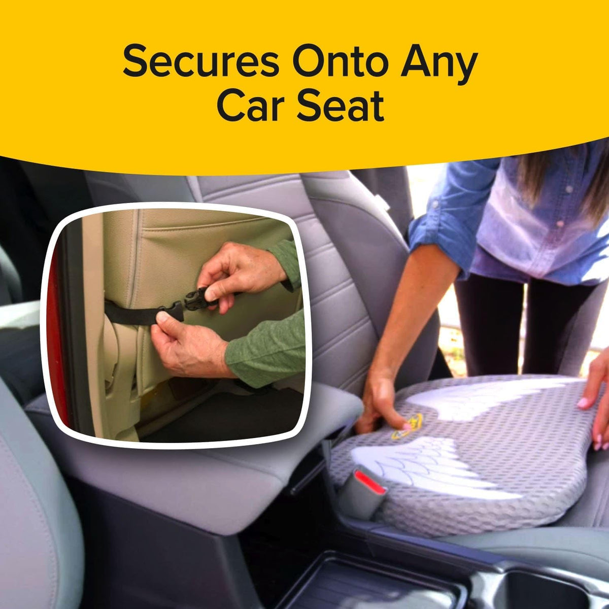 Chair Cushion - Ergonomic Seat for Orthopedic Coccyx, Hip & Back Support