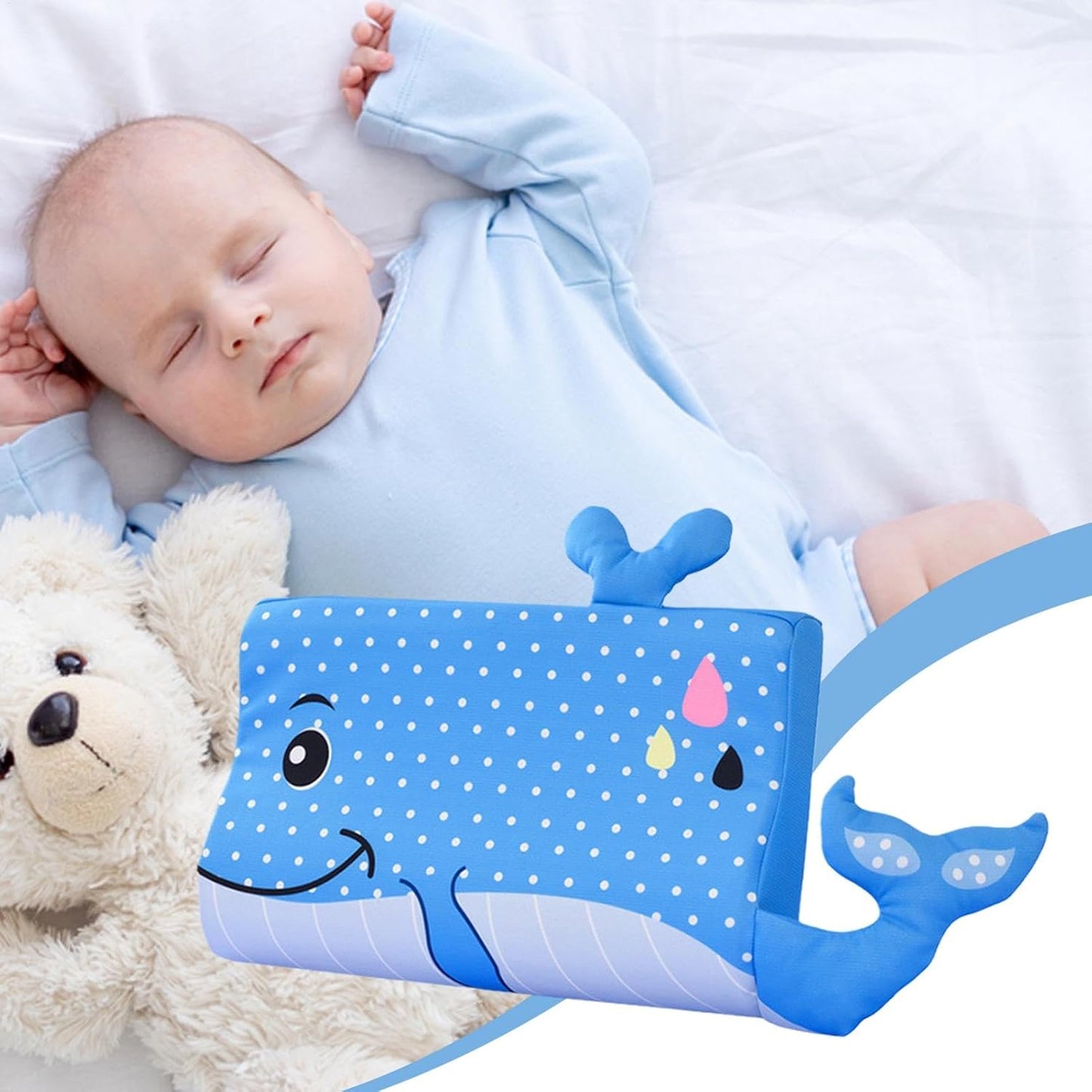 Pack of two Imported Authentic Memory foam Baby Pillow