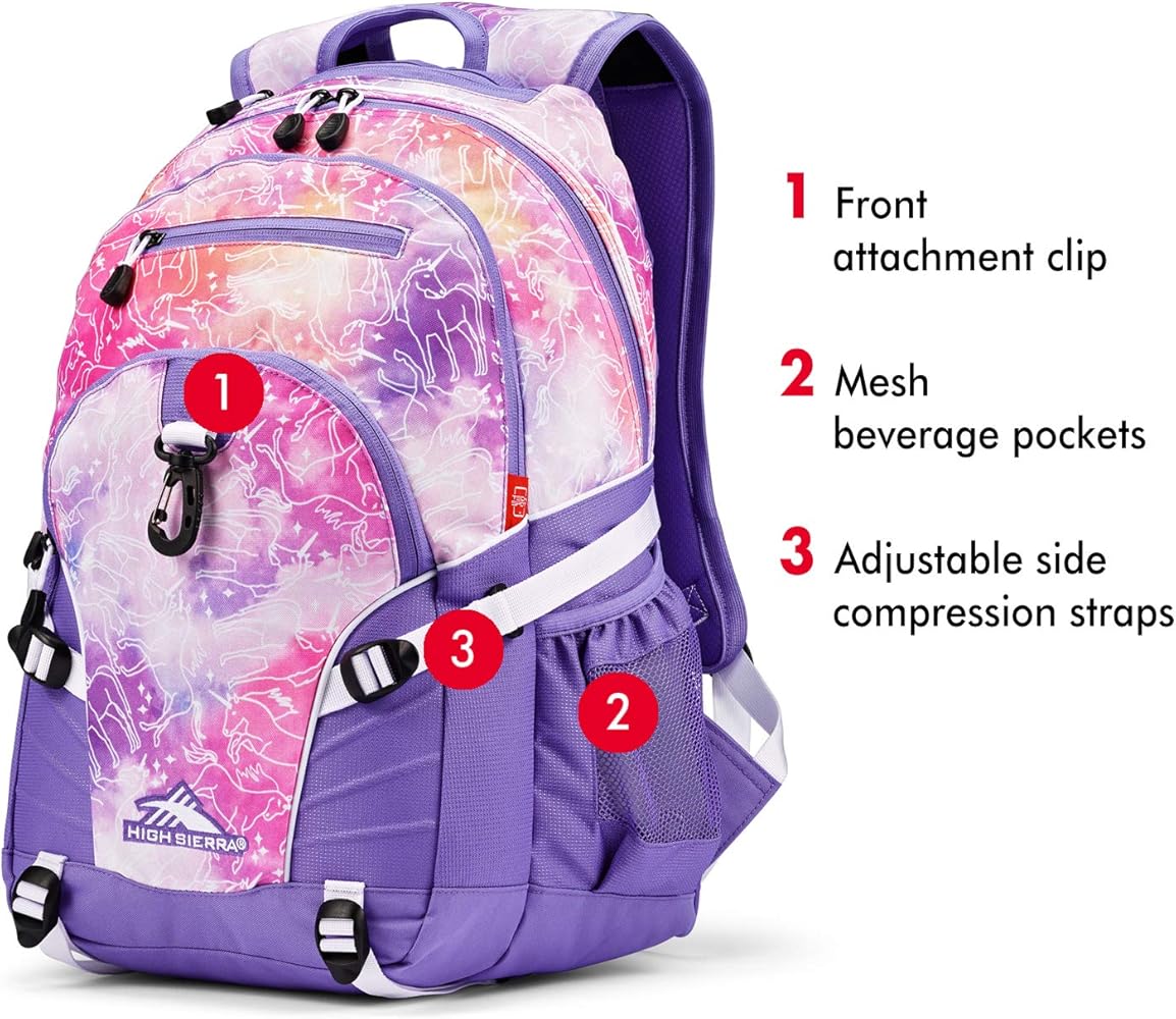 High Sierra durable quality, lifetime gurarnteed backpack