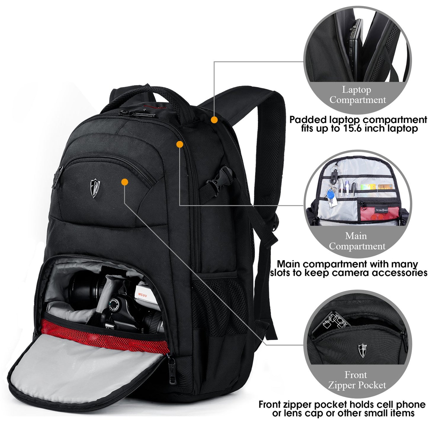 Camera backpack