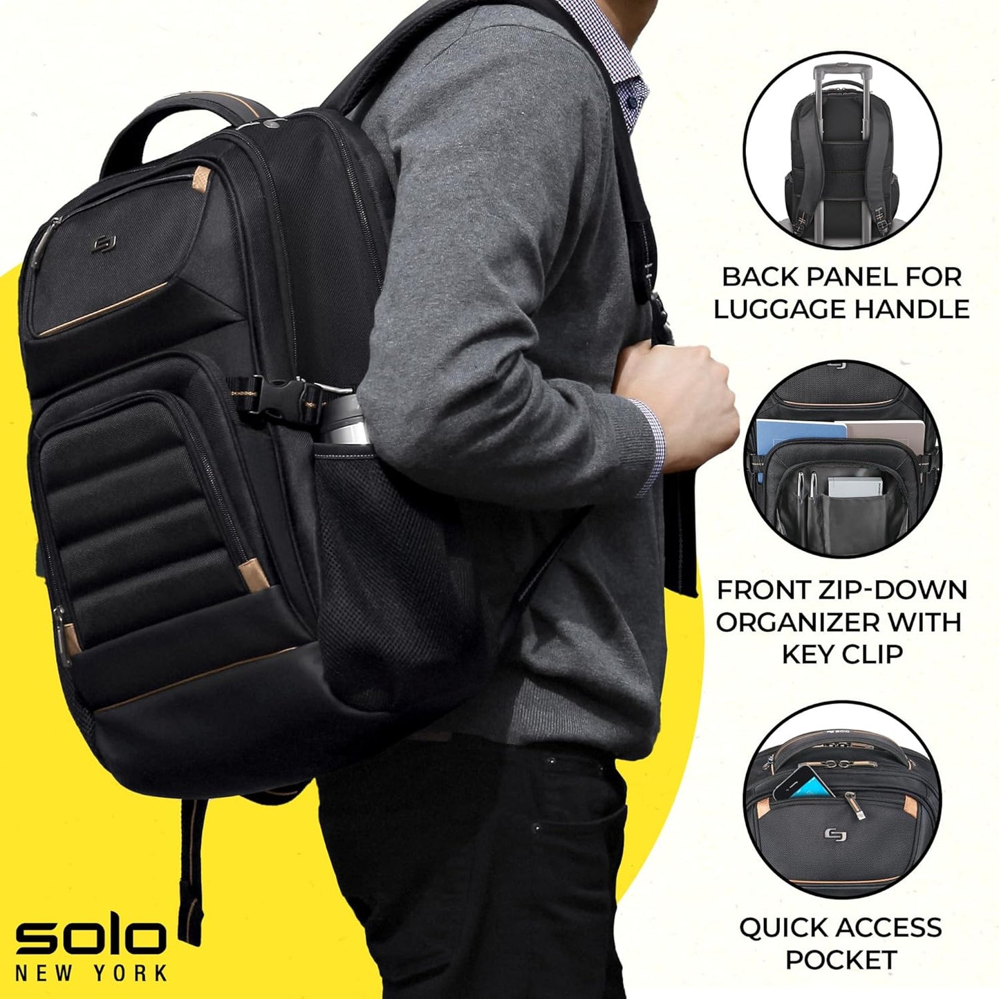 Solo brand new life time guaranteed Backpack