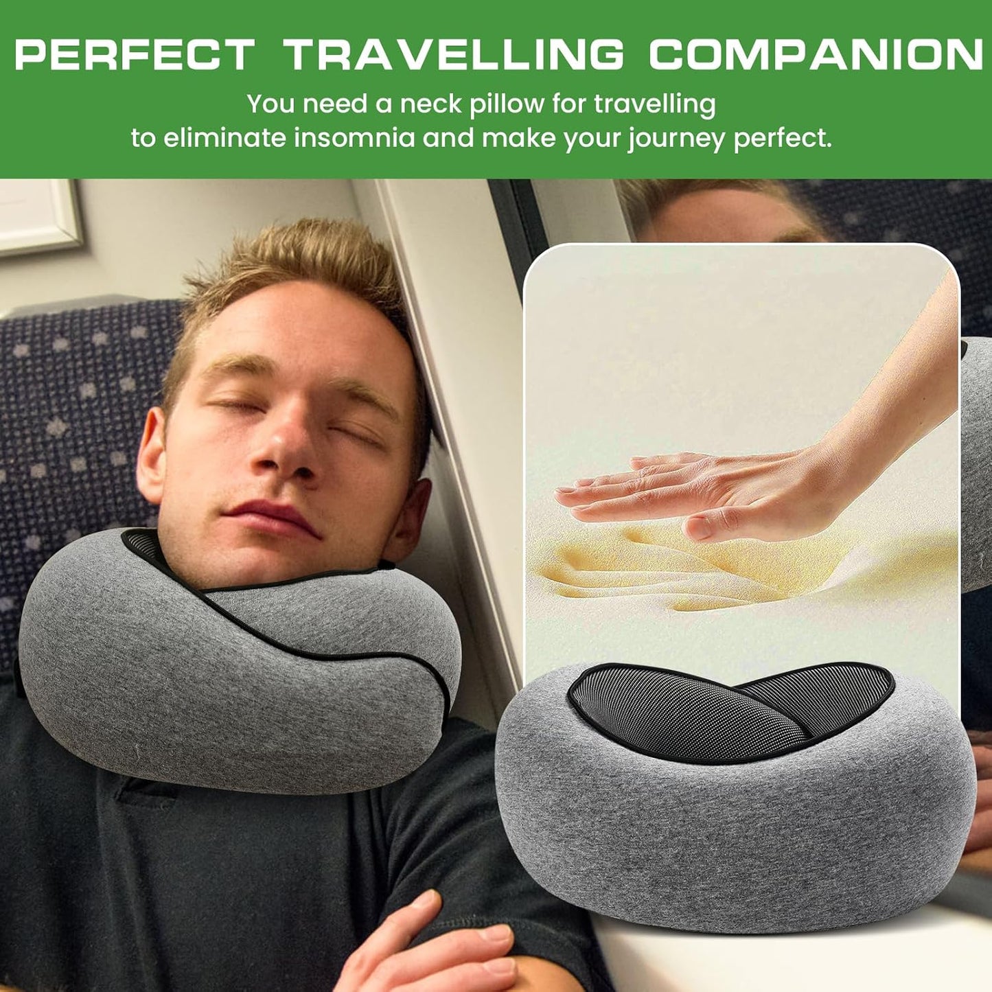 Imported USA Authentic Neck rest Breathable Pillow Neck Support Cushion