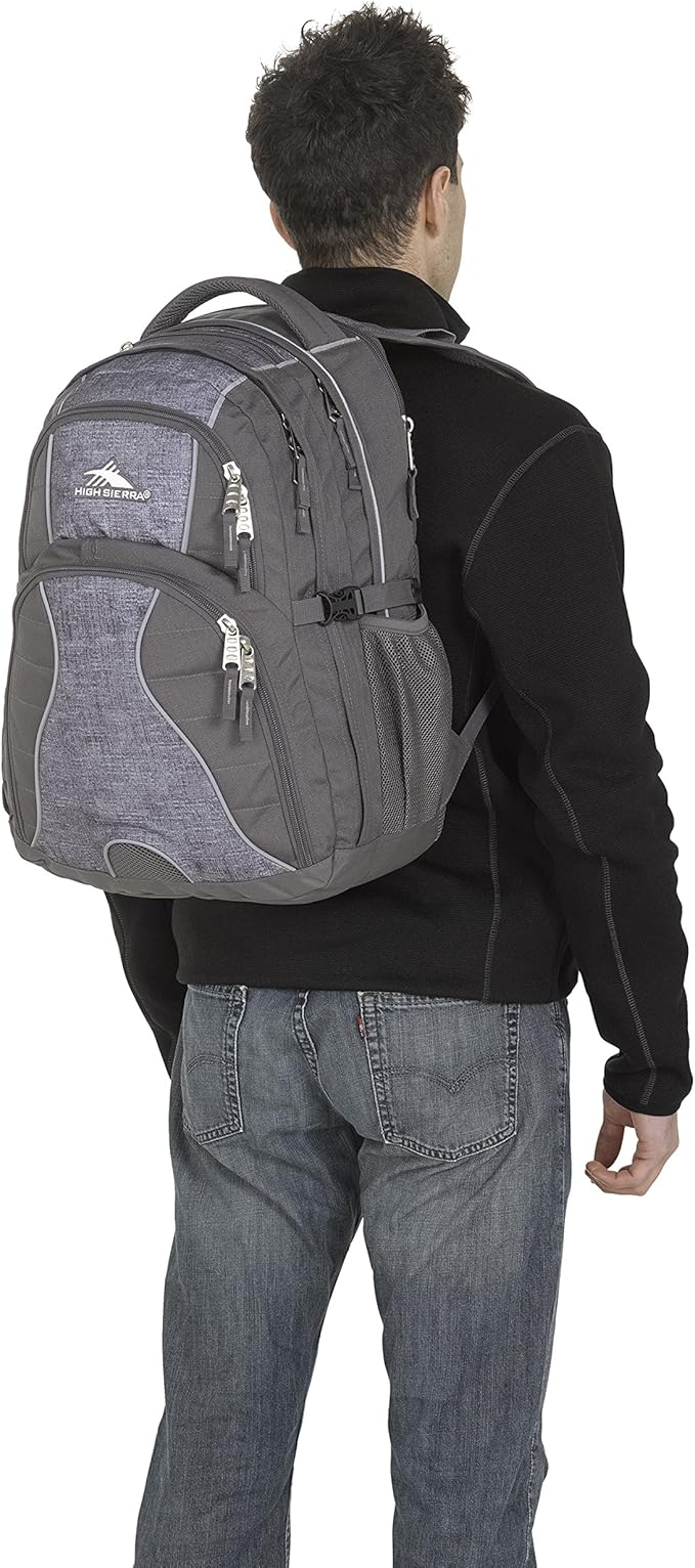 The USA brand, high Sierra authentic new grey color backpack